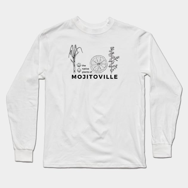 The Native Plants of Mojitoville Long Sleeve T-Shirt by shoreamy